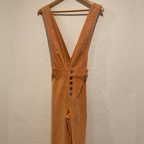 GB Juniors Pink Corduroy Overalls with button fly - Picture 5 of 5